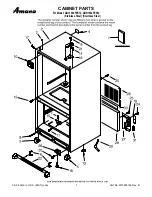 Preview for 1 page of Amana ABL1922FES12 Cabinet Parts