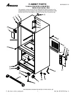 Предварительный просмотр 1 страницы Amana ABL2222FES12 Cabinet Parts