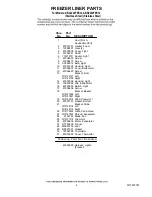 Предварительный просмотр 4 страницы Amana ABL2222FES12 Cabinet Parts