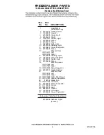 Предварительный просмотр 4 страницы Amana ABL2227FES12 Parts List