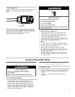 Preview for 5 page of Amana ACB06JE Use And Care Manual