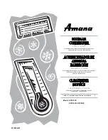 Amana ACD10JE Use & Care Manual предпросмотр