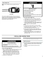 Preview for 5 page of Amana ACD12JE-E Use & Care Manual