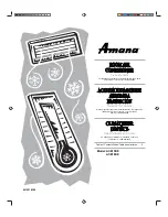 Amana ACE15KE Use And Care Manual preview