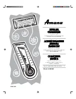 Amana ACE24KE Use And Care Manual preview