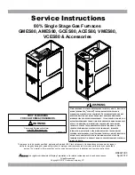 Amana ACES80 Service Instructions Manual preview