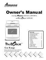 Preview for 1 page of Amana ACF3375A Owner'S Manual