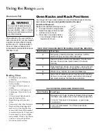 Preview for 10 page of Amana ACF3375A Owner'S Manual