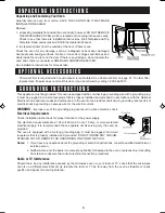 Preview for 6 page of Amana ACO1180A Owner'S Manual