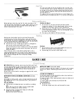 Preview for 5 page of Amana ACR3130BAW User Instructions