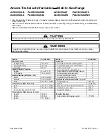 Amana ACS3350AB Technical Information preview