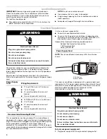 Preview for 4 page of Amana ACW106R Use & Care Manual