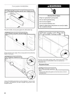 Preview for 22 page of Amana ADB1100AWB0 Installation Instructions Manual