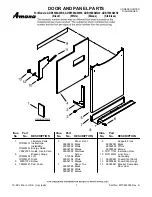 Amana ADB1500AWB0 Door And Panel Parts preview