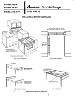 Preview for 1 page of Amana ADM-1B Installation Instructions