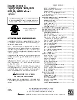 Amana ADS H8 Installation Instructions Manual preview