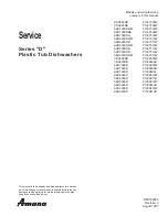 Amana ADU3000D Service Manual preview