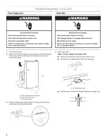 Preview for 8 page of Amana AER3311WAW1 Installation Instructions Manual