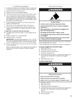 Preview for 15 page of Amana AER3311WAW1 Installation Instructions Manual