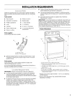 Preview for 3 page of Amana AER5522VCS1 Installation Instructions Manual