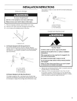 Preview for 5 page of Amana AER5522VCS1 Installation Instructions Manual