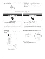 Предварительный просмотр 6 страницы Amana AER5523XAB0 Installation Instructions Manual