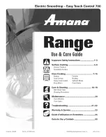 Preview for 1 page of Amana AER5722BAB Use & Care Manual