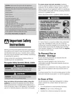 Preview for 2 page of Amana AER5722BAB Use & Care Manual