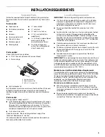 Preview for 3 page of Amana AER5830VAW Installation Instructions Manual