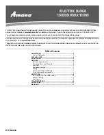 Preview for 1 page of Amana AER6011VA User Instructions