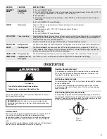 Preview for 5 page of Amana AER6011VA User Instructions