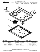 Preview for 1 page of Amana AER6011VAB0 Parts List