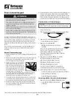 Preview for 42 page of Amana AES3760BAQ Use And Care Manual