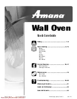 Preview for 1 page of Amana AEW3530D Use And Care Manual