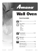 Preview for 1 page of Amana AEW3530DDW Use And Care Manual