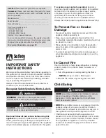 Preview for 2 page of Amana AEW3530DDW Use And Care Manual