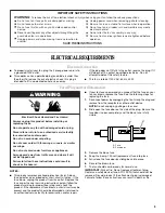 Preview for 3 page of Amana AF143CM1 Use & Care Manual