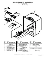 Предварительный просмотр 6 страницы Amana AFB2234WES2 Parts List