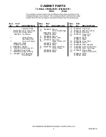 Preview for 2 page of Amana AFB2534DEB13 Parts List