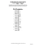 Preview for 8 page of Amana AFB2534DEB13 Parts List