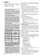 Предварительный просмотр 42 страницы Amana AFC0503BW User Manual