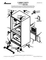 Предварительный просмотр 1 страницы Amana AFD2535FES12 Cabinet Parts