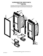 Предварительный просмотр 7 страницы Amana AFD2535FES12 Cabinet Parts