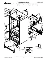 Amana AFI2538AEB00 Cabinet Parts предпросмотр