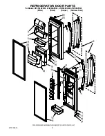 Предварительный просмотр 11 страницы Amana AFI2538AEB00 Cabinet Parts