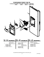 Предварительный просмотр 13 страницы Amana AFI2538AEB00 Cabinet Parts