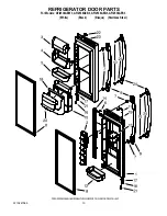 Предварительный просмотр 13 страницы Amana AFI2538AEB3 Cabinet Parts