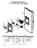 Предварительный просмотр 15 страницы Amana AFI2538AEB3 Cabinet Parts