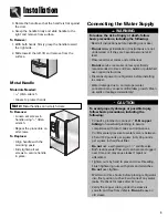 Предварительный просмотр 9 страницы Amana AFI2538AES Use & Care Manual