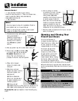 Предварительный просмотр 10 страницы Amana AFI2538AES Use & Care Manual